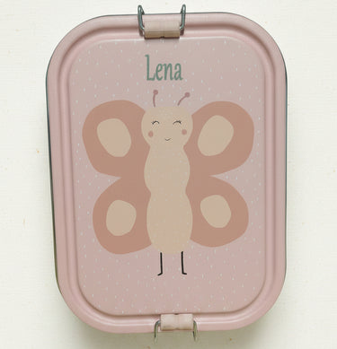 Personalisierte Gravur auf Edelstahl Brotdose Lunchbox