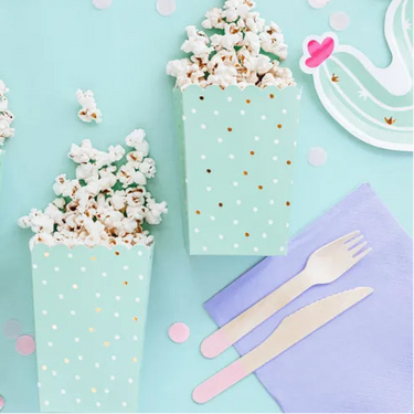 Einweg Holzbesteck Rosa 16cm - 6er Set