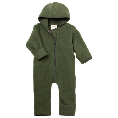 Reisverschluss - Wollfleece Anzug/ Overall - Mitwachsend, Merinowolle