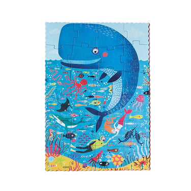 Wal Puzzle / Puzzle My little Ocean / Kleines Taschenpuzzle