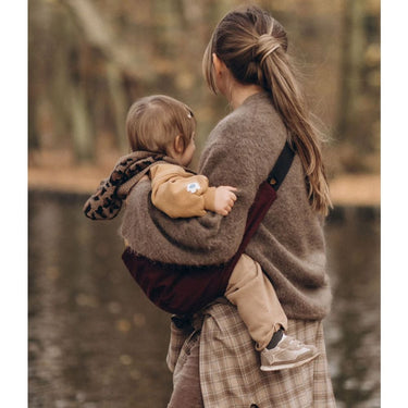 Kindertrage Wildride seitliches Hüfttragen -Merlot
