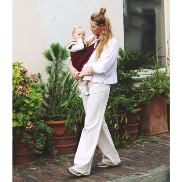 Kindertrage Wildride seitliches Hüfttragen -Merlot