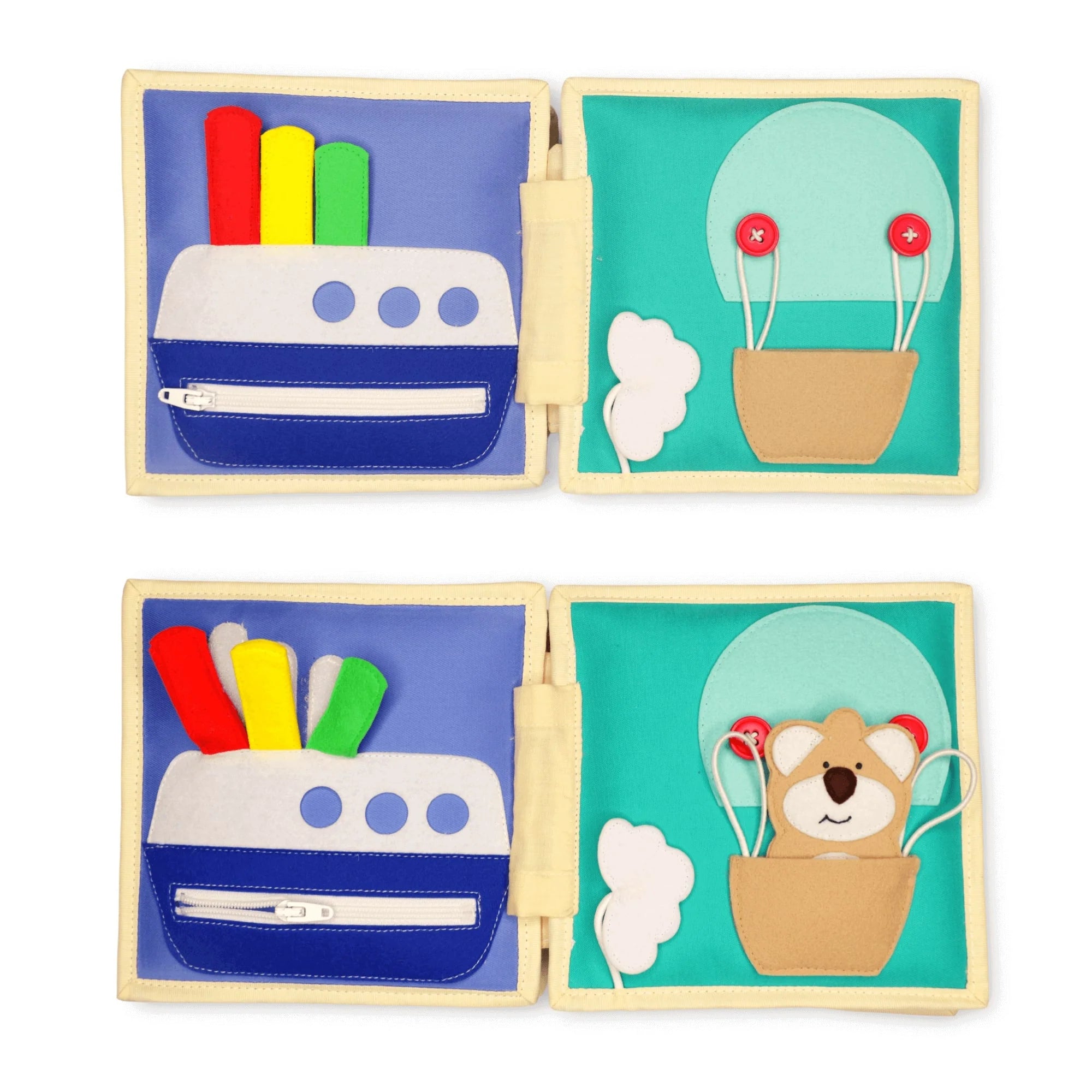 Autobahn – 6 Seiten Mini Quiet Book