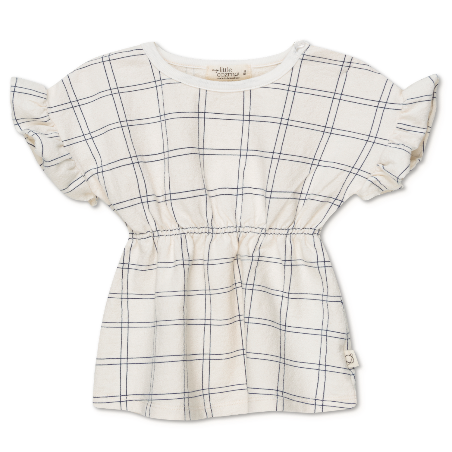 Sommerliches Kleid mit Rüschendetails für Babys in Weiß