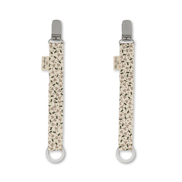 2er Pack Schnullerkette / Schnullerband aus 100% Bio-Baumwolle