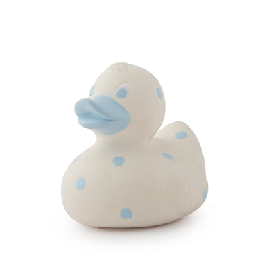 Elvis the Duck Dots Blue bath toy