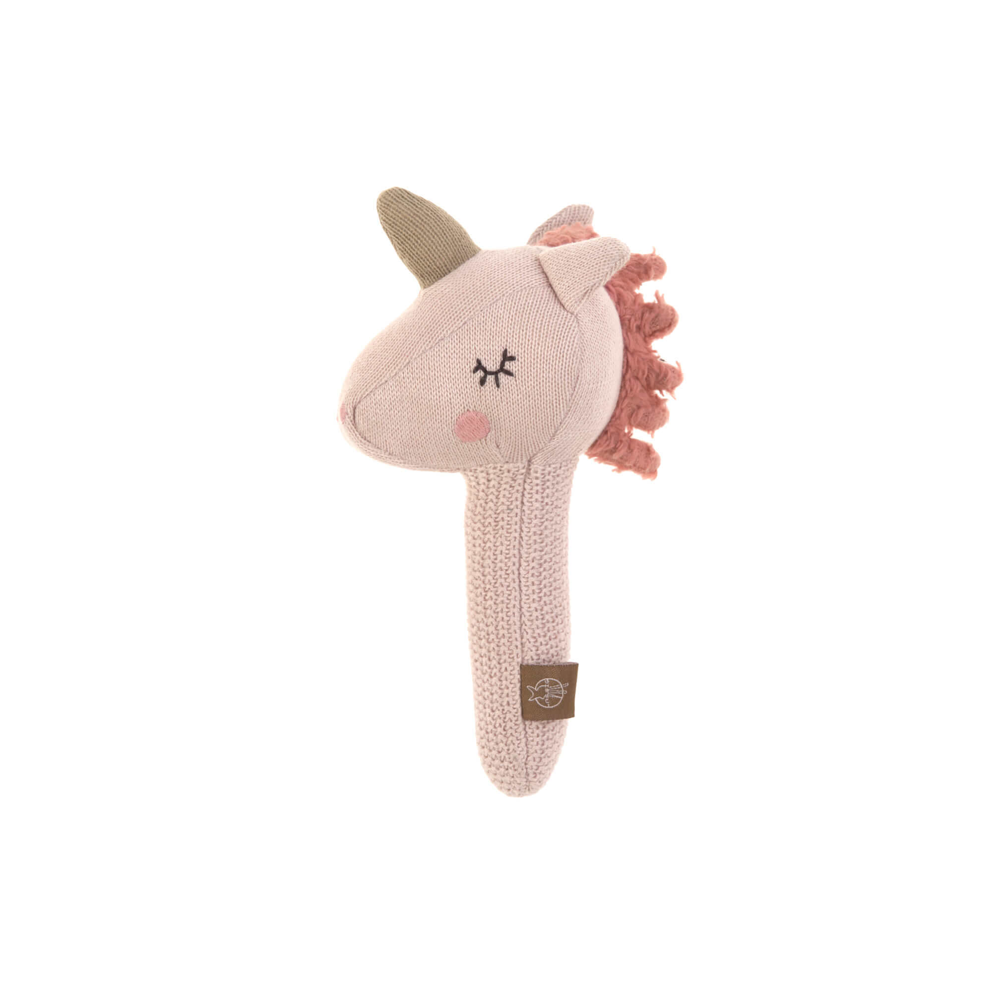 Cuddly toy with rattle & crackle paper - magic horse