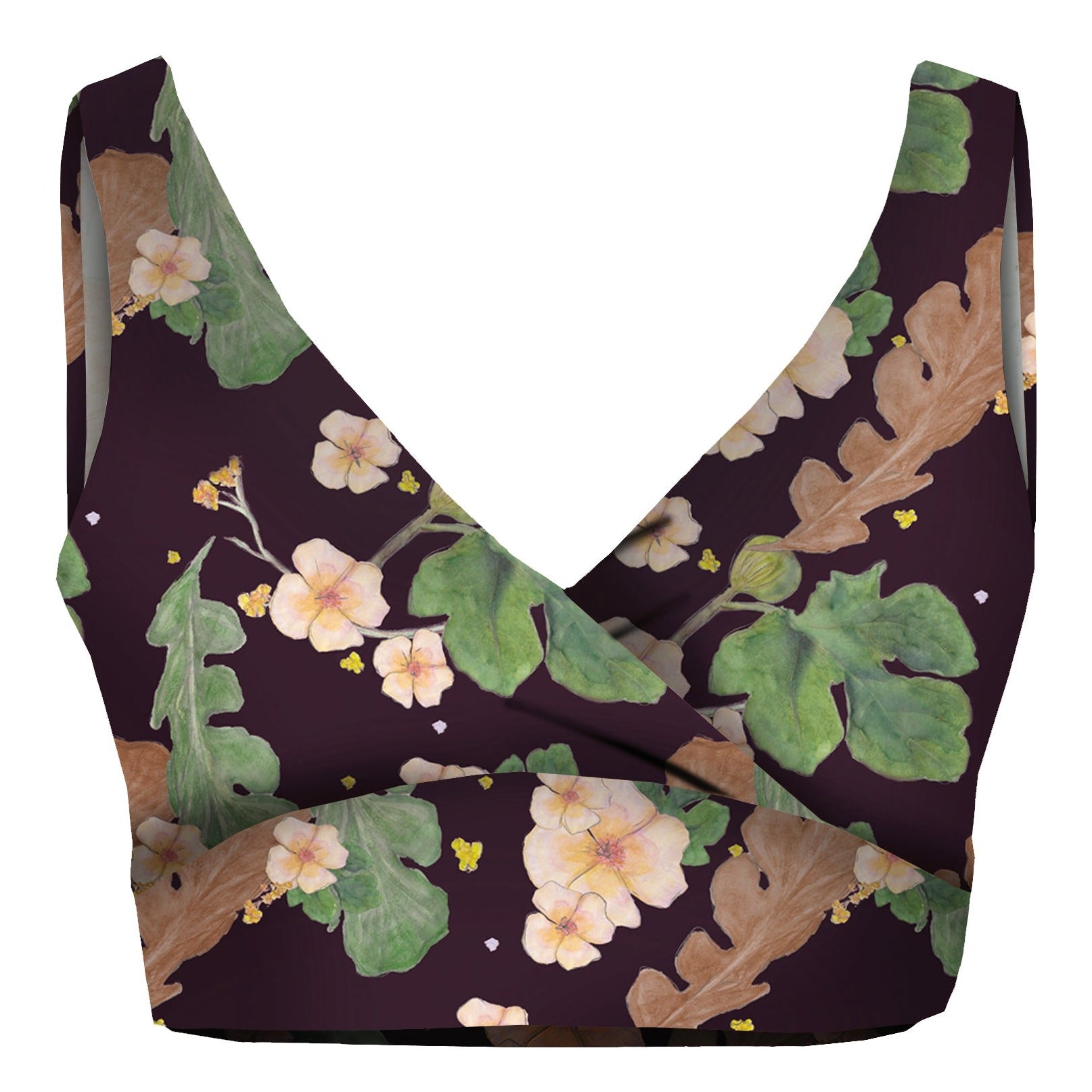 "floral vacation" sports and nursing bra