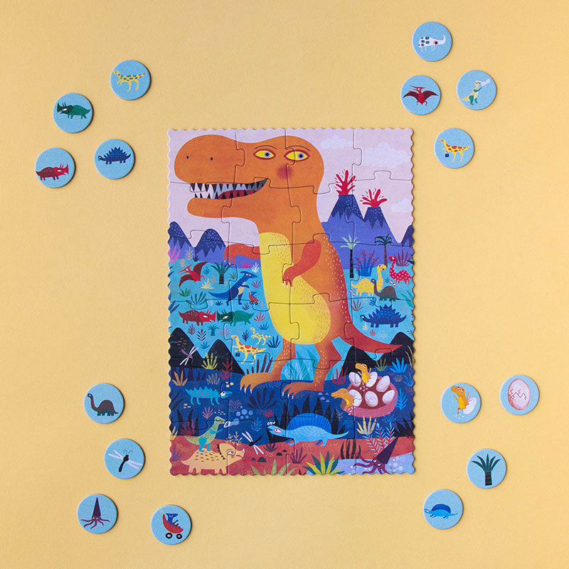 Dino Puzzle / Puzzle "My little Dino" / Taschenpuzzle - 24 Teile