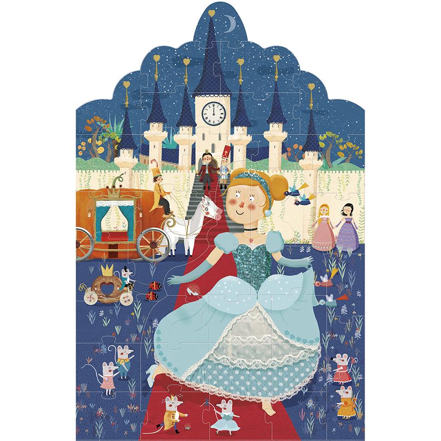 Cinderella Puzzle / Prinzessinnen Puzzle - 36 Teile / Puzzle ab 3 Jahre