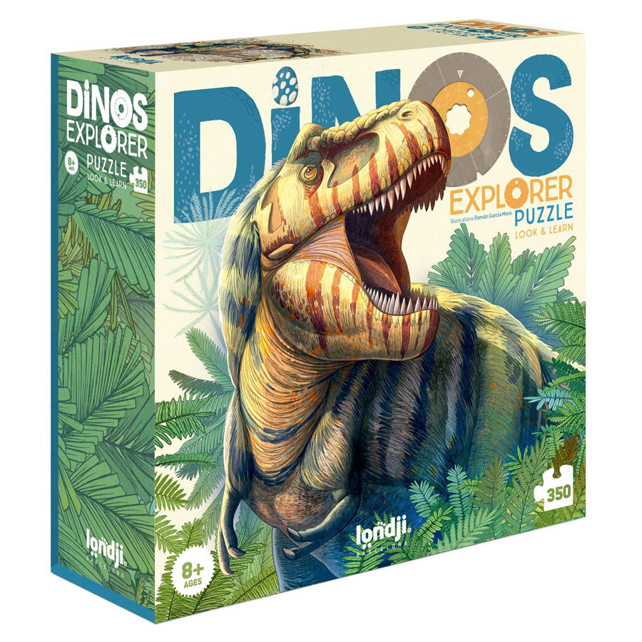 350 Teiliges Dino Puzzle / Puzzle "Dinos Explorer" - ab 8 Jahren