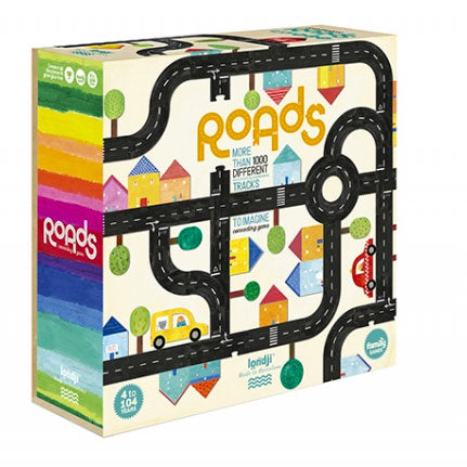 Puzzle & play road game "Roads" by Londji